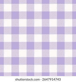 Elegante lavanda e padrão de gingham branco.  Perfeito para design têxtil, scrapbooking, ou fundos do site.  Este cheque sutil, mas elegante, evoca sentimentos de calma e serenidade.