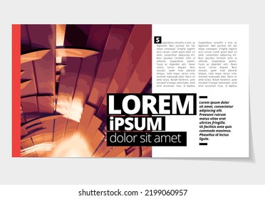 Elegant layout for business presentation with technology and science background, vector illustartion