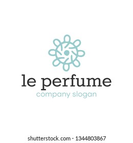 Elegant Le Perfume Logo Design Template