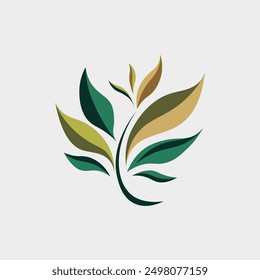 Elegant Leaf Design, vector, illustration