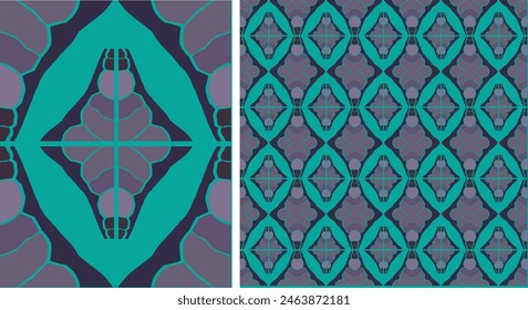 elegant leaf inspired pattern design, for textiles, tiles, wallpaper art and so much more