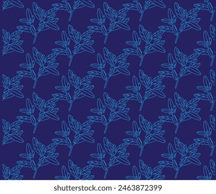 elegant leaf inspired pattern design, for textiles, tiles, wallpaper art and so much more