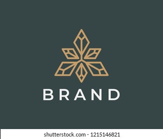 Elegant leaf logo icon. Universal leaf design.