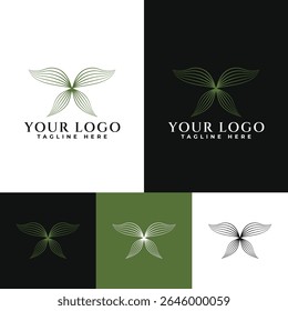 Elegant Leaf Logo Template for Branding
