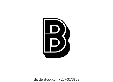 Elegant Letter B logo Vector Template. Initial Letter B Logo Design. Creative And Modern B logo.