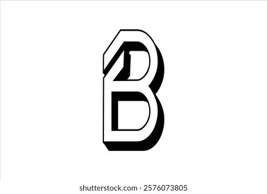 Elegant Letter B logo Vector Template. Initial Letter B Logo Design. Creative And Modern B logo.
