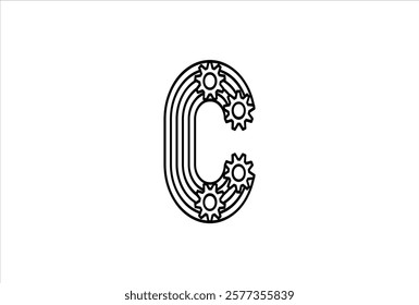 Elegant Letter C logo Vector Template Initial Letter C Logo Design. Creative And Modern C logo