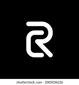 Elegant Letter C and R monogram logo for company brand identity