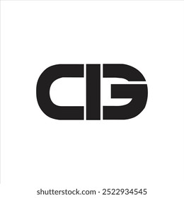 Elegant letter Cg or Gc initial luxurious vector icon