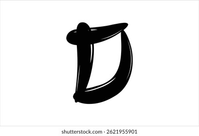Elegante Letra D logo Vector Plantilla Letra D inicial Logo Diseño Vector Plantilla. Logotipo de D creativo y moderno