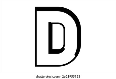 Elegantes Letter D Logo Vektor Vorlage Initial Letter D Logo Design Vektor Vorlage. Creative And Modern D Logo