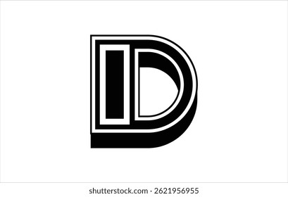 Elegant Letter D logo Vector Template Initial Letter D Logo Design Vector Template. Creative And Modern D logo