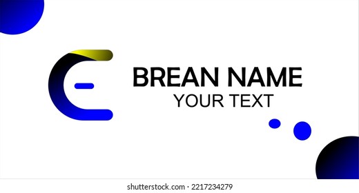 ELEGANT LETTER E BUSINESS Alphabet LOGO