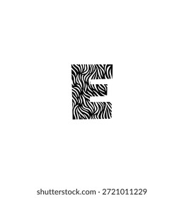 Elegante logo de la letra E integrado con una suave pluma. Vector minimalista para escritores, moda, almohadas o tecnología ligera