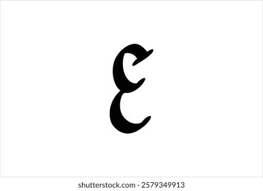 Elegant Letter E logo Vector Template Initial Letter E Logo Design. Creative And Modern E logo