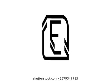 Elegant Letter E logo Vector Template Initial Letter E Logo Design. Creative And Modern E logo