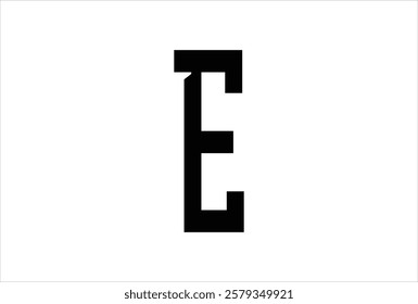 Elegant Letter E logo Vector Template Initial Letter E Logo Design. Creative And Modern E logo