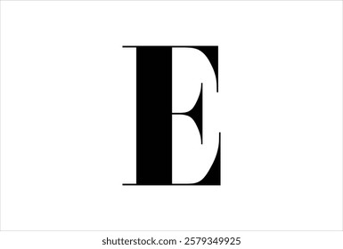 Elegant Letter E logo Vector Template Initial Letter E Logo Design. Creative And Modern E logo