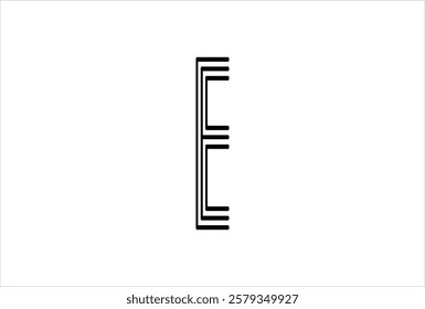 Elegant Letter E logo Vector Template Initial Letter E Logo Design. Creative And Modern E logo