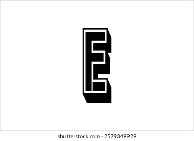 Elegant Letter E logo Vector Template Initial Letter E Logo Design. Creative And Modern E logo