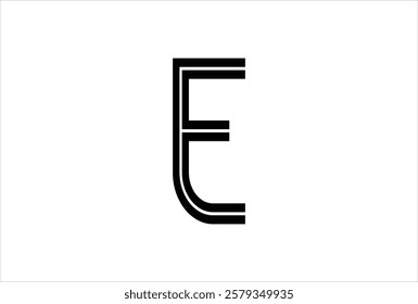 Elegant Letter E logo Vector Template Initial Letter E Logo Design. Creative And Modern E logo