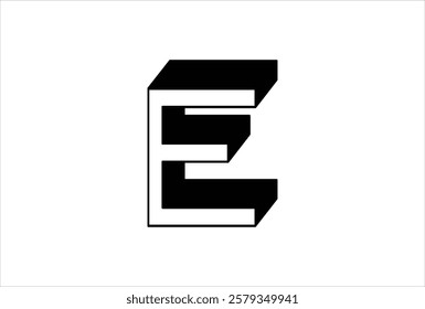 Elegant Letter E logo Vector Template Initial Letter E Logo Design. Creative And Modern E logo