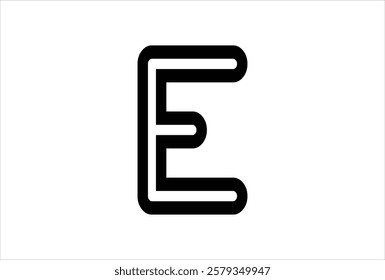 Elegant Letter E logo Vector Template Initial Letter E Logo Design. Creative And Modern E logo