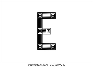 Elegant Letter E logo Vector Template Initial Letter E Logo Design. Creative And Modern E logo