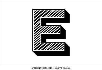 Elegante Letra E logo Plantilla de Vector Letra inicial E logo diseño Plantilla de Vector. Logotipo E creativo y moderno