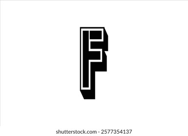 Elegant Letter F logo Vector Template Initial Letter F Logo Design. Creative And Modern F logo