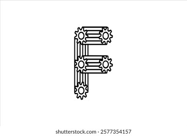 Elegant Letter F logo Vector Template Initial Letter F Logo Design. Creative And Modern F logo