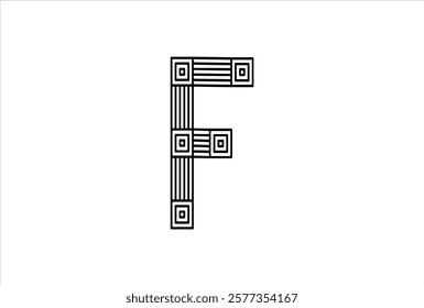 Elegant Letter F logo Vector Template Initial Letter F Logo Design. Creative And Modern F logo