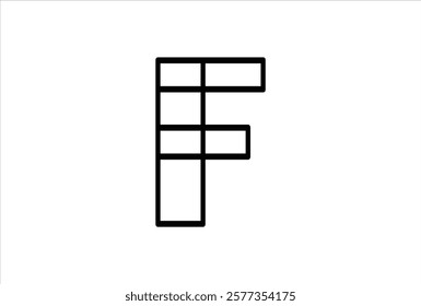 Elegant Letter F logo Vector Template Initial Letter F Logo Design. Creative And Modern F logo