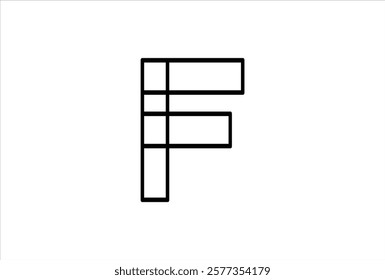 Elegant Letter F logo Vector Template Initial Letter F Logo Design. Creative And Modern F logo