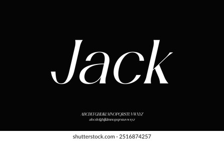 Elegante Schriftart und technische Schrift. Minimaler Alphabet-Satz. Kreative Schriftarten Logo-Design für Unternehmen.