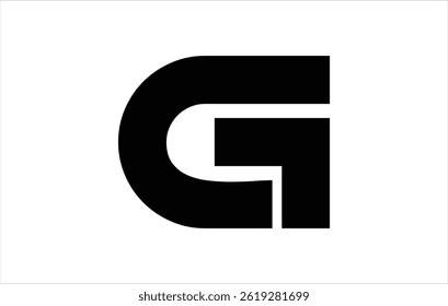 Letra Elegante G logotipo Vetor Template Letra Inicial G Logo Design Vetor Template. Logotipo G criativo e moderno