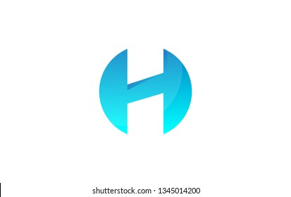 Elegant Letter H logo Vector Template