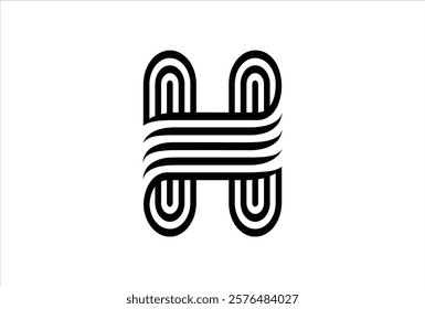 Elegant Letter H logo Vector Template Initial Letter H Logo Design. H Logo Design. Creative And Modern H logo.