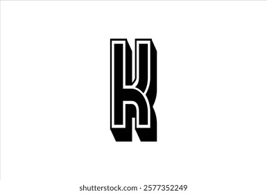 Elegant Letter K logo Vector Template Initial Letter K Logo Design. Creative And Modern K logo.