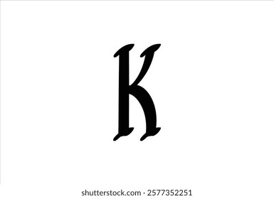 Elegant Letter K logo Vector Template Initial Letter K Logo Design. Creative And Modern K logo.