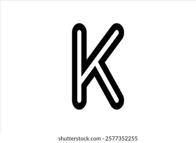 Elegant Letter K logo Vector Template Initial Letter K Logo Design. Creative And Modern K logo.