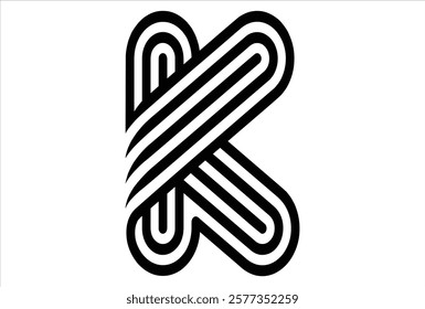 Elegant Letter K logo Vector Template Initial Letter K Logo Design. Creative And Modern K logo.