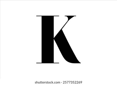 Elegant Letter K logo Vector Template Initial Letter K Logo Design. Creative And Modern K logo.