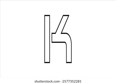 Elegant Letter K logo Vector Template Initial Letter K Logo Design. Creative And Modern K logo.