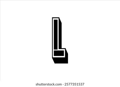 Elegant Letter L logo Vector Template Initial Letter L Logo Design. Creative And Modern 3D L logo.