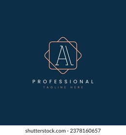Elegant Letter A Logo Icon Vector Concept Inspirations