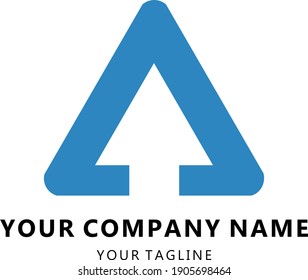 The elegant letter A logo is perfect for a company logo design