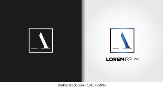 elegant letter a logo template set vector
