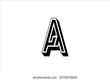Elegant Letter A logo Vector Template. Initial Letter A Logo Design. Creative And Modern A logo.