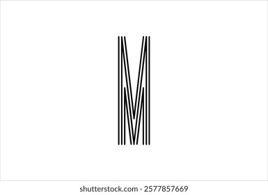 Elegant Letter M logo Vector Template Initial Letter M Logo Design. Creative And Modern M logo